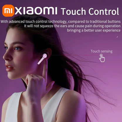Xiaomi J18 Headset Wireless Earphones Bluetooth Headphones True Stereo Sport Game TWS Earbuds in Ear with Mic Touch NEW for IOS